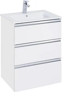 Тумба-умывальник подвесная Roca Gap 60 белый глянец A857404806+ Тумба-умывальник подвесная Roca Gap 60 белый глянец A857404806+, 1