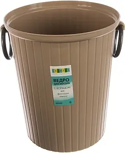 Ведро для мусора Grampus бежевый GR-8389, 1