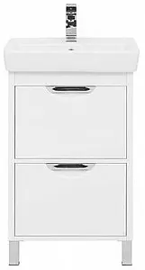 Тумба-умывальник напольная Aquanet Гретта 50 New белый 00233576+00215661 Тумба-умывальник напольная Aquanet Гретта 50 New белый 00233576+00215661, 4