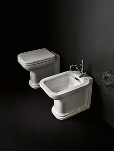 Унитаз приставной Kerasan Waldorf белый 411801 Унитаз приставной Kerasan Waldorf белый 411801, 4