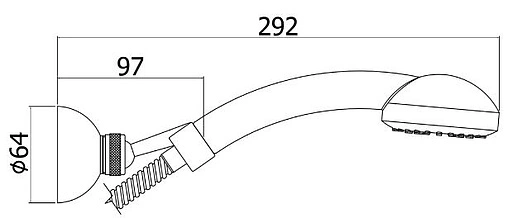 Душевой набор Paffoni Trieste Bis хром ZDUP082CR