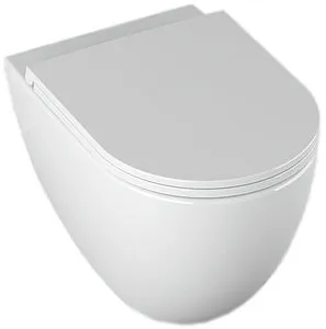 Унитаз подвесной безободковый ISVEA Infinity Vortex белый матовый 10NF02003-2L Унитаз подвесной безободковый ISVEA Infinity Vortex белый матовый 10NF02003-2L, 1