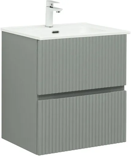 Тумба-умывальник Aquanet Джейн 60 мисти грин 00313316+