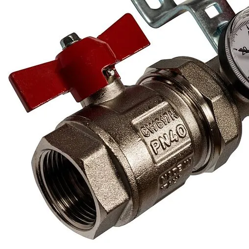 Группа коллекторная с расходомерами 5 отводов 1&quot;в/в x ¾&quot;ек Stout SMS 0907 000005