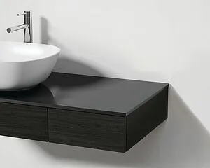 Тумба под умывальник подвесная VitrA Origin 120 L чёрный дуб 65679 Тумба под умывальник подвесная VitrA Origin 120 L чёрный дуб 65679, 3