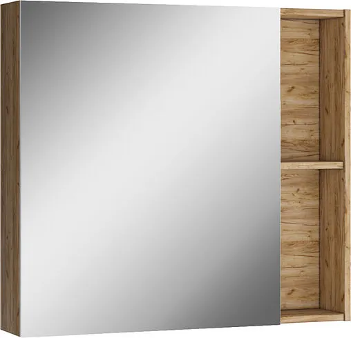 Шкаф-зеркало Домино Craft 80 дуб вотан DCr2204HZ