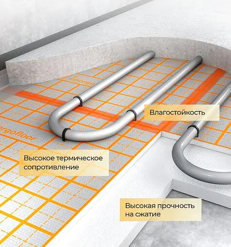 Плита теплоизоляционная 1000x800x50мм Energoflex Energofloor 50/1,0-0,8 DEO-dm EFRP5010/8