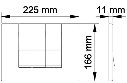 Клавиша смыва для унитаза BERGES Novum S8 040048 бронза