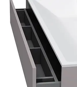 Тумба под умывальник подвесная Am.Pm Inspire 2.0 120 элегантный серый M50AFHX1203EGM Тумба под умывальник подвесная Am.Pm Inspire 2.0 120 элегантный серый M50AFHX1203EGM, 4