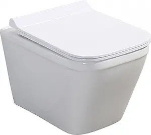 Унитаз подвесной безободковый BelBagno Dory белый BB522ACHR, 1