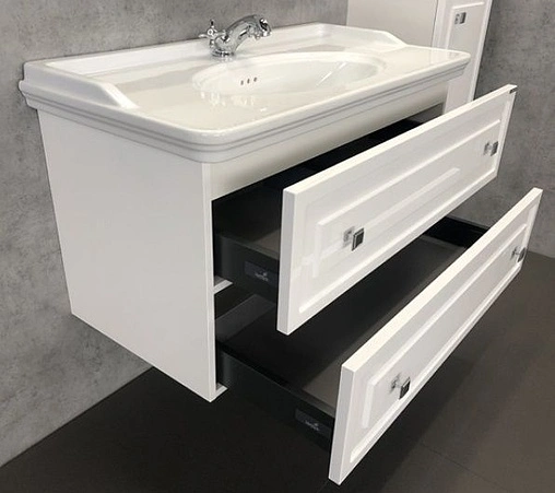 Тумба-умывальник подвесная Comforty Феррара 100 белый 00004148009CF