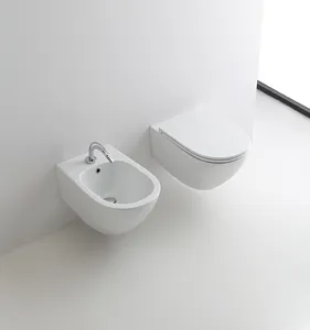 Биде подвесное Kerasan Aquatech белый 372401*1 Биде подвесное Kerasan Aquatech белый 372401*1, 4