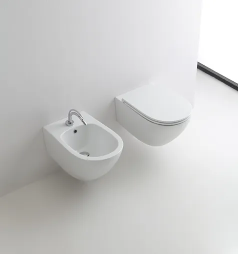 Биде подвесное Kerasan Aquatech белый 372401*1