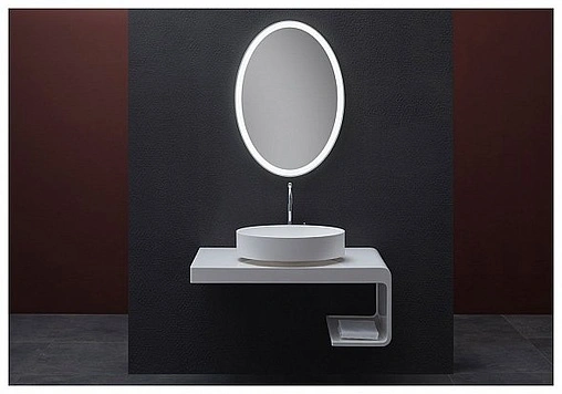 Консоль под умывальник Aquanet Corner K7R 100 белый глянцевый K7R