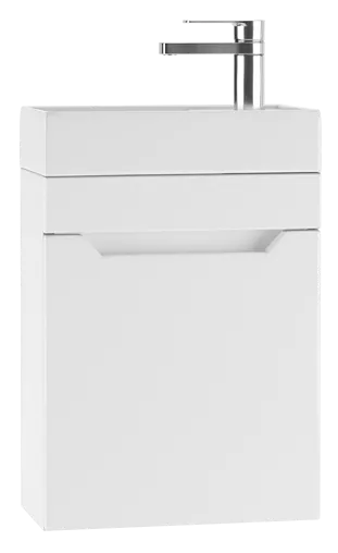 Тумба-умывальник подвесной Айсберг Мечта 40 белый DM2308T+4607152362107