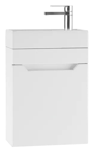 Тумба-умывальник подвесная Айсберг Мечта 40 белый DM2308T+4607152362107