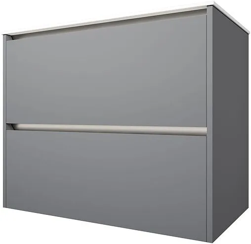 Тумба под умывальник подвесная Allen Brau Activity 80 платина/олива браш 1.34012.PGM