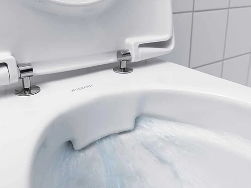 Комплект 6 в 1 Geberit Acanto 500.128.21.A с кнопкой Delta 51 хром глянцевый