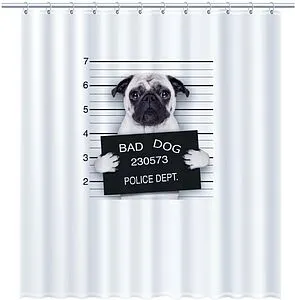 Шторка для ванны Fixsen Dogs FX-2504, 1