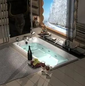 Ванна акриловая с гидромассажем Aquatek Альфа 170 L с фронтальной панелью с каркасом (разборный), с гидромассажем (пневмоуправление) ALF170-0000007, 5