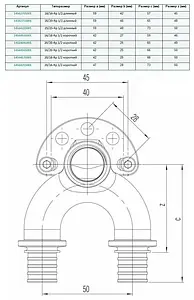 Водорозетка аксиальная проходная удлиненая 20мм x ½"в x 20мм Rehau Rautitan RX+ 14562711001 Водорозетка аксиальная проходная удлиненая 20мм x ½"в x 20мм Rehau Rautitan RX+ 14562711001, 3