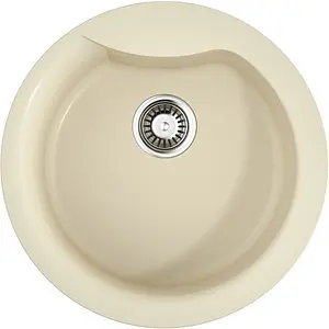 Мойка кухонная Omoikiri Yasugata 48R-BE ваниль 4993131, 1