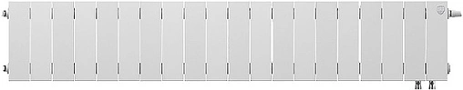 Радиатор биметаллический 20 секций нижнее правое подключение Royal Thermo PianoForte VD 200 Bianco Traffico RTPBTVDR20020