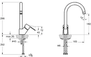 Смеситель для кухни VitrA Win S хром A42578EXP, 2