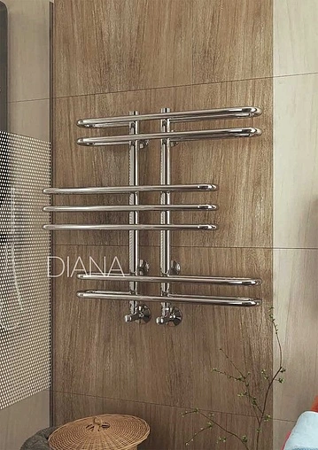 Полотенцесушитель водяной лесенка Terminus Диана П7 100х560 полированная сталь 4620768886454