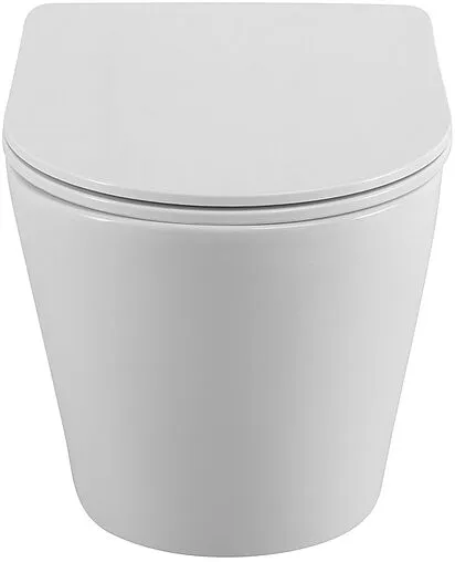 Унитаз подвесной безободковый BelBagno Flay-R белый BB053CHR/SC