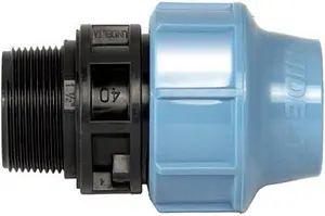 Муфта компрессионная переходная 32мм x ½"н Unidelta 1003032002 Муфта компрессионная переходная 32мм x ½"н Unidelta 1003032002, 1