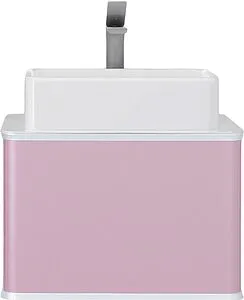 Тумба-умывальник подвесная Jorno Pastel 58 розовый иней Pas.01.58/P/PI+MLN-7050H Тумба-умывальник подвесная Jorno Pastel 58 розовый иней Pas.01.58/P/PI+MLN-7050H, 1