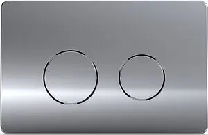 Клавиша смыва для унитаза Azario AZ-8200-0084/AZ-P57-0120 хром глянцевый, 1