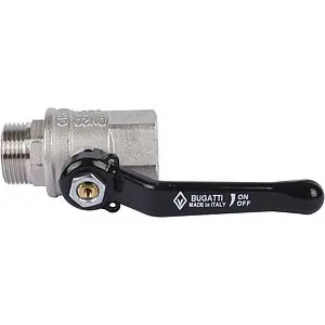 Кран шаровый ¾"в x ¾"н Bugatti New Jersey 09150004, 5