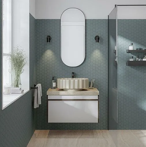 Тумба-умывальник подвесная Kerama Marazzi Modula 80 арабика MO.80.1+1\AR+