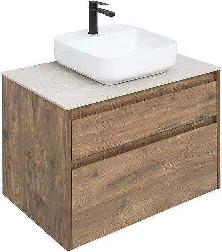 Тумба под умывальник подвесная Aquanet Nova Lite 75 дуб рустикальный 00249515