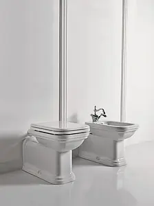 Биде напольное Kerasan Waldorf белый 4120K1bi/cr*1 Биде напольное Kerasan Waldorf белый 4120K1bi/cr*1, 3
