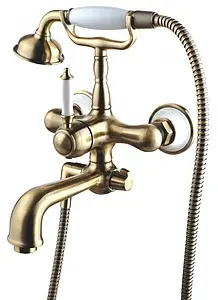 Смеситель для ванны Lemark Villa бронза/белый LM4812B Смеситель для ванны Lemark Villa бронза/белый LM4812B, 1