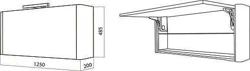 Шкаф-зеркало Am.Pm Awe 125 королевский белый M15MCX1251WH