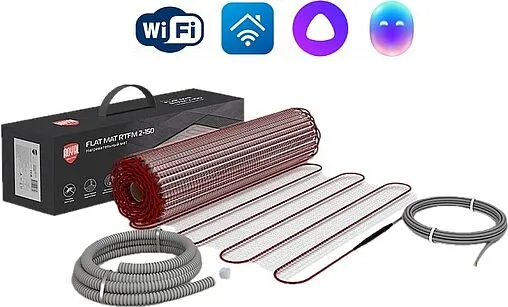 Теплый пол (нагревательный мат) Royal Thermo Flat Mat 1050Вт 7м² RTFM 2-150-7