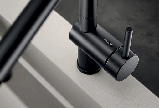 Смеситель для кухни Blanco Linus чёрный матовый 525806