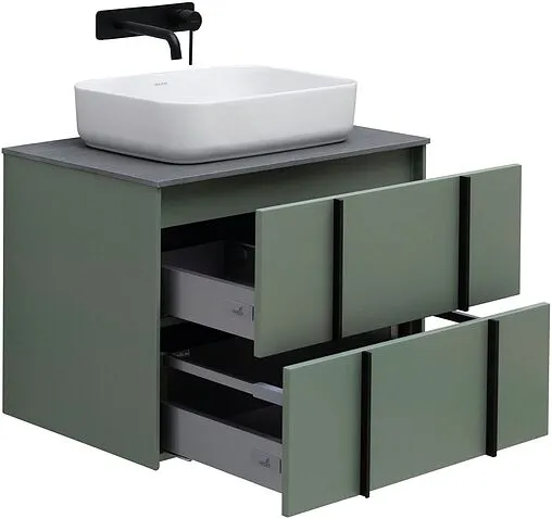 Тумба под умывальник подвесная Allen Brau Reality 70 олива 1.32004.CGM