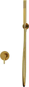 Смеситель для душа скрытого монтажа WHITECROSS Y brushed gold золото брашированное YSET02GLB, 3