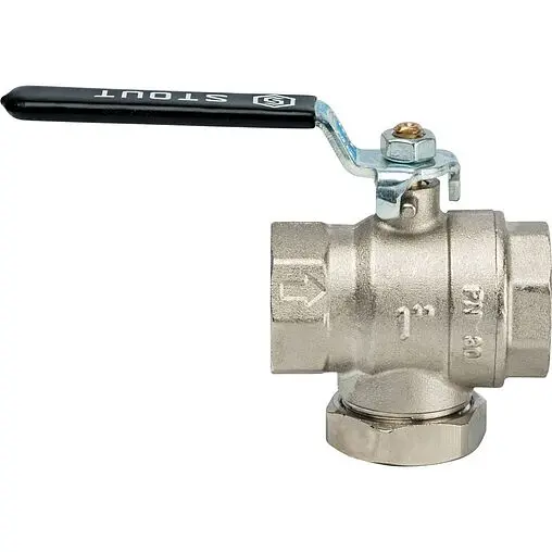 Кран шаровый с фильтром 1&quot;в x 1&quot;в Stout 0001 SVF 0001 000025