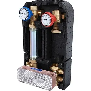 Насосный модуль с теплообменником 18 пластин 1"н х 1"в Stout SDG-0038-182501 без насоса Насосный модуль с теплообменником 18 пластин 1"н х 1"в Stout SDG-0038-182501 без насоса, 2