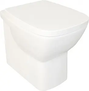 Унитаз приставной BelBagno Lago белый BB128CB Унитаз приставной BelBagno Lago белый BB128CB, 1