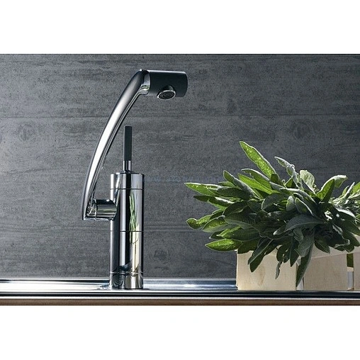 Смеситель для раковины Damixa Arc хром/чёрный 290217464