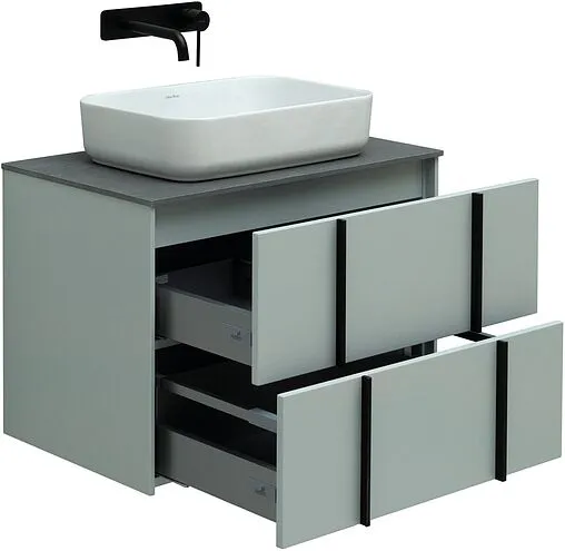 Тумба под умывальник подвесная Allen Brau Reality 70 папирус 1.32004.PWM