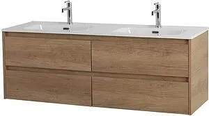 Тумба-умывальник подвесная BelBagno KRAFT 140 Rovere Nebrasca Nature KRAFT-1400-4C-SO-2-RNN+BB1400-2-ETL Тумба-умывальник подвесная BelBagno KRAFT 140 Rovere Nebrasca Nature KRAFT-1400-4C-SO-2-RNN+BB1400-2-ETL, 3