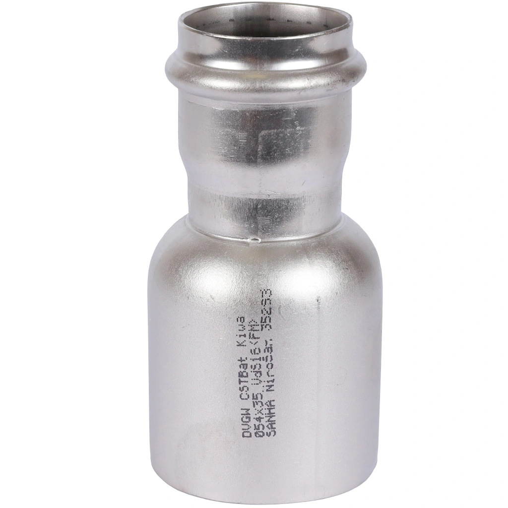 Муфта пресс редукционная однораструбная 54мм x 35мм Sanha NiroSan 9243 692435435